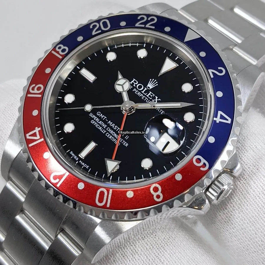 Offering Replica Rolex Gmt-master II 16710 Caliber 3185 Automatic Movement 40mm Steel Case Mens/unisex Watch - Image 2