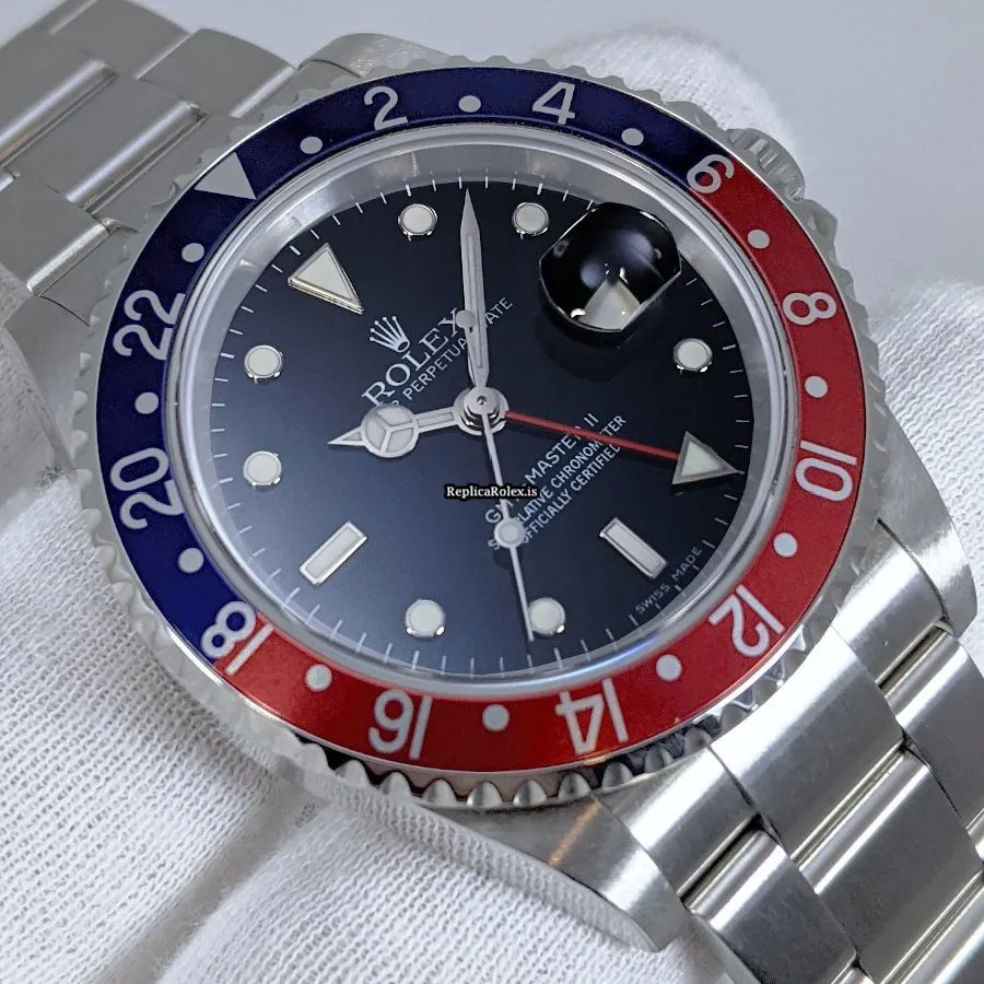 Offering Replica Rolex Gmt-master II 16710 Caliber 3185 Automatic Movement 40mm Steel Case Mens/unisex Watch - Image 3