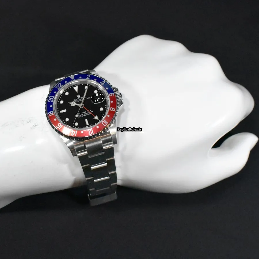Offering Replica Rolex Gmt-master II 16710 Caliber 3185 Automatic Movement 40mm Steel Case Mens/unisex Watch - Image 9