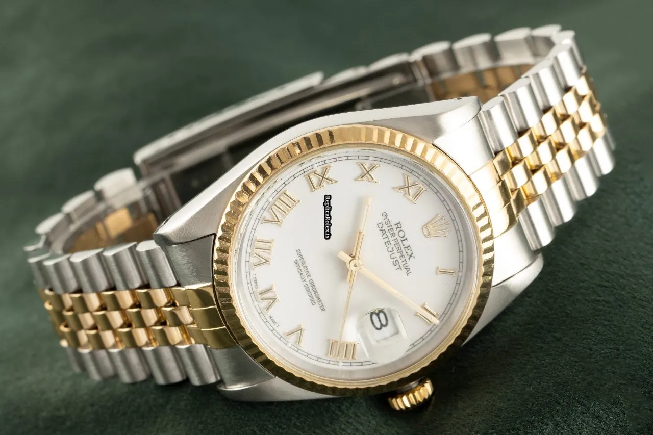 Exquisite Replica Rolex Datejust 16233 Caliber 3135 Automatic Movement 36mm Gold/steel Case Mens/unisex Watch - Image 2