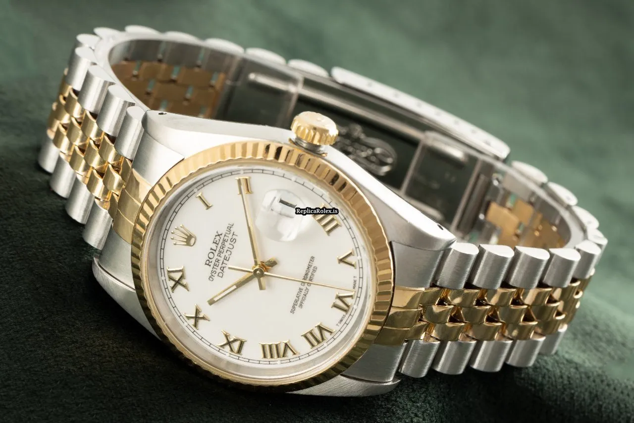 Exquisite Replica Rolex Datejust 16233 Caliber 3135 Automatic Movement 36mm Gold/steel Case Mens/unisex Watch - Image 3