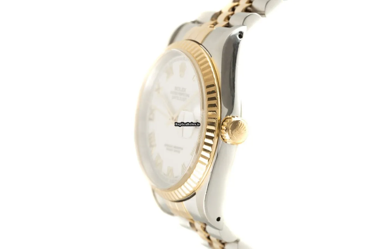 Exquisite Replica Rolex Datejust 16233 Caliber 3135 Automatic Movement 36mm Gold/steel Case Mens/unisex Watch - Image 5