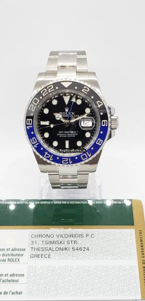 Wholesale Replica Rolex Gmt-master II 116710blnr Caliber 3186 Automatic Movement 40mm Steel Case Mens/unisex Watch - Image 2