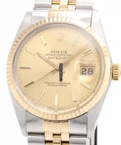 Well Made Replica Rolex Datejust 16013 Caliber 3035 Automatic Movement 36mm Gold/steel Case Mens/unisex Watch