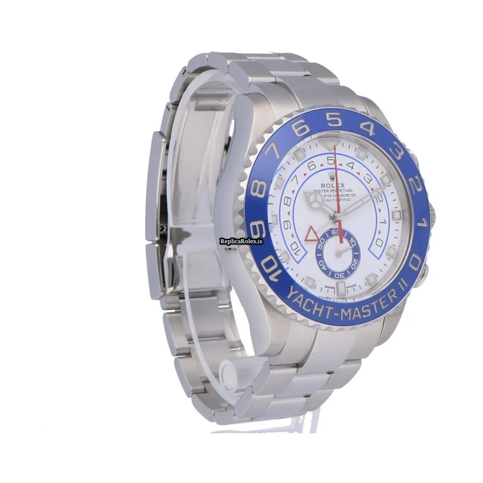 Wonderful Replica Rolex Yacht-master II 116680-0002 Caliber 4161 Automatic Movement 44mm Steel Case Mens/unisex Watch - Image 8