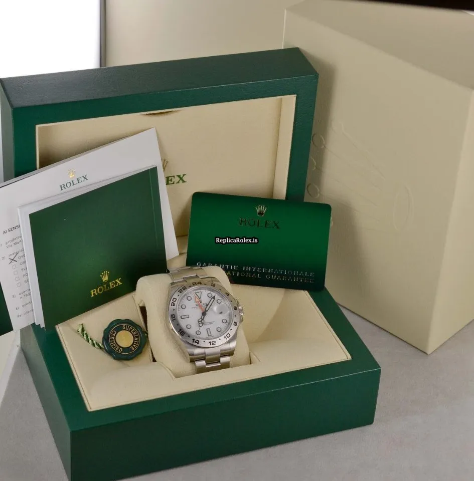 Discount Copies Rolex Explorer II 216570 Caliber 3187 Automatic Movement 42mm Steel Case Mens/unisex Watch - Image 2