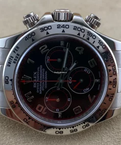 Fabulous Copies Rolex Daytona 116509 Caliber 4130 Automatic Movement 40mm White Gold Case Mens/unisex Watch