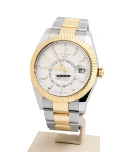 Amazing Fake Rolex Sky-dweller 326933 Automatic Movement 42mm Gold/steel Case Mens/unisex Watch