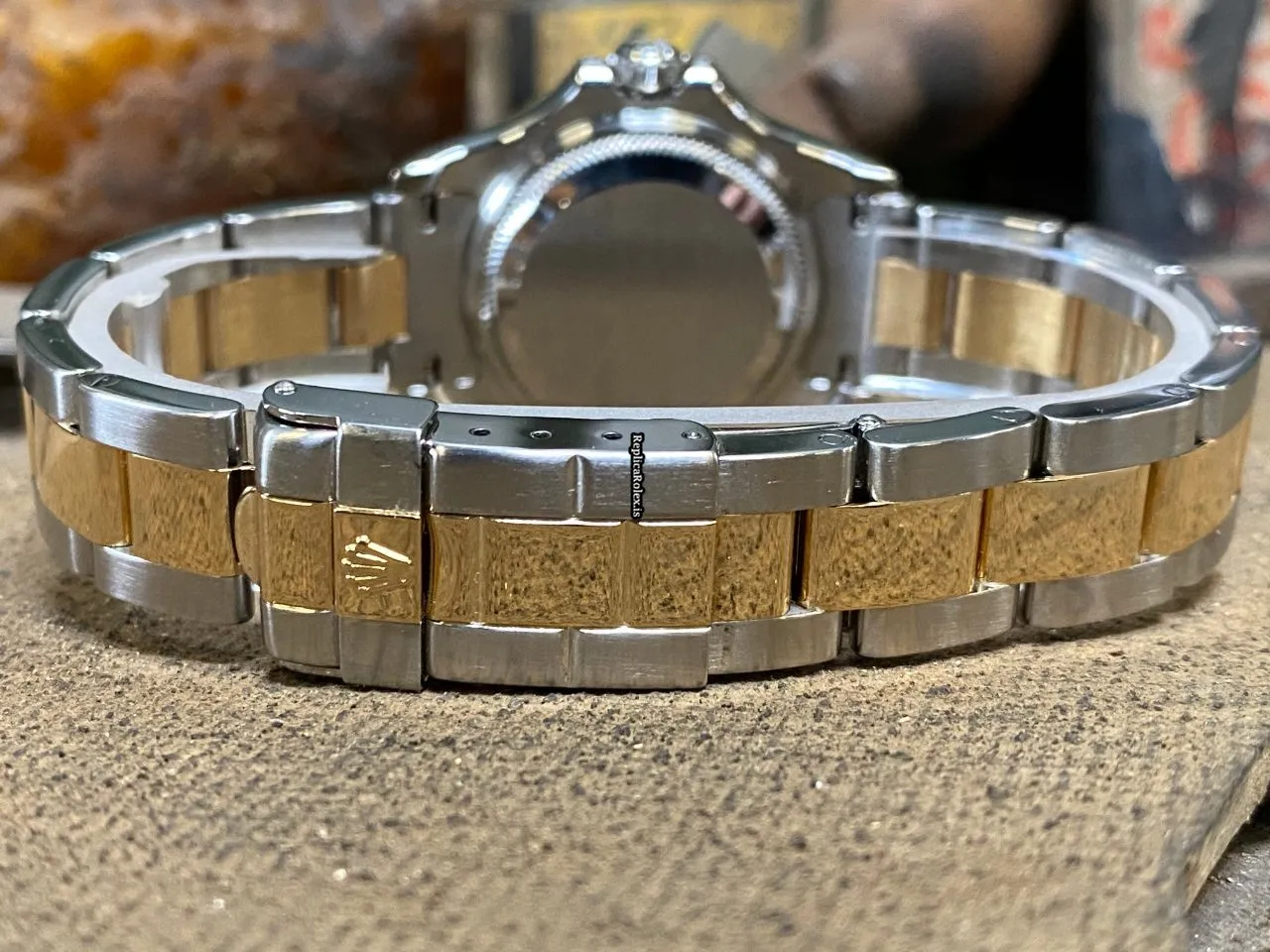 Excellent Replica Rolex Yacht-master 169623 Caliber 2235 Automatic Movement 29mm Gold/steel Case Womens Watch - Image 5