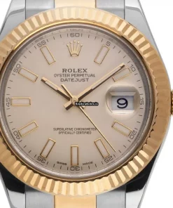 Lovely Fake Rolex Datejust II 116333 Caliber 3136 Automatic Movement 41mm Gold/steel Case Mens/unisex Watch