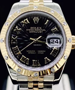 Top Replica Rolex Lady-datejust 179313 Caliber 2235 Automatic Movement 26mm Gold/steel Case Womens Watch