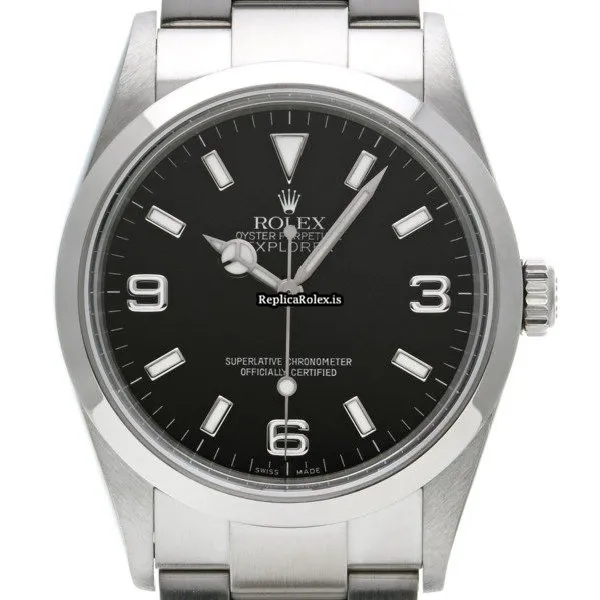 Great Replica Rolex Explorer 114270 Caliber 3130 Automatic Movement 36mm Steel Case Watch - Image 5