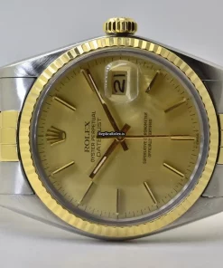 Excellent Replica Rolex Datejust 16013 Automatic Movement 36mm Gold/steel Case Mens/unisex Watch