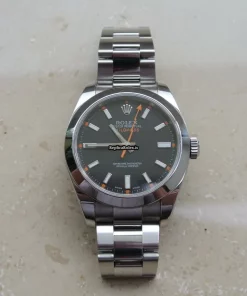 Well Made Copy Rolex Milgauss 116400 Caliber 3131 Automatic Movement 40mm Steel Case Mens/unisex Watch