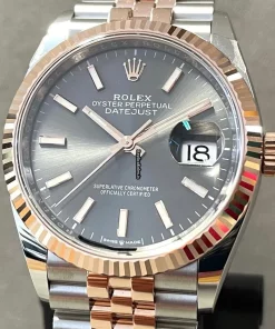 Inexpensive Replica Rolex Datejust 126231-0013 Caliber 3235 Automatic Movement 36mm Gold/steel Case Mens/unisex Watch