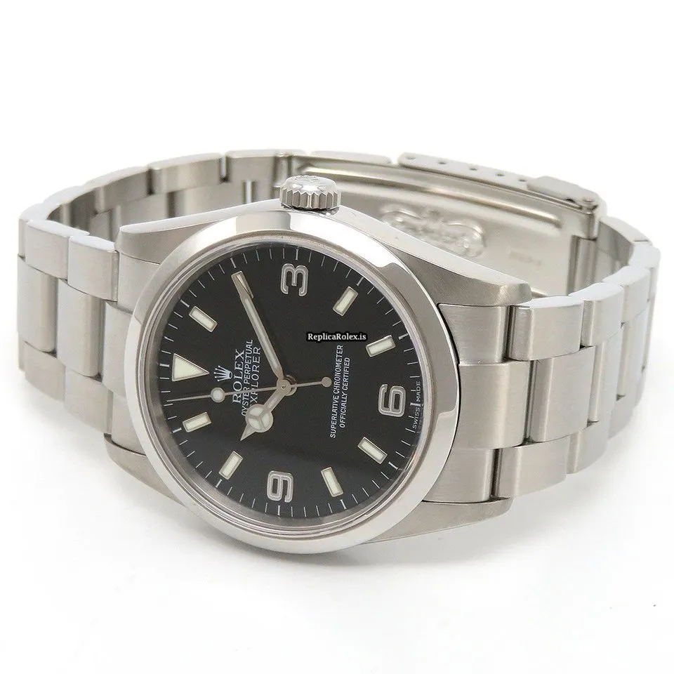 Lovely Fake Rolex Explorer 114270 Automatic Movement 36mm Steel Case Mens/unisex Watch - Image 2
