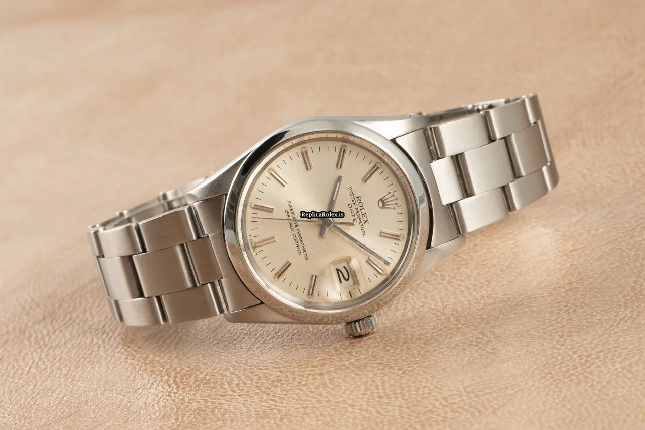 Lovely Fake Rolex Oyster Perpetual Date 15000 Caliber 3035 Automatic Movement 34mm Steel Case Mens/unisex Watch - Image 3