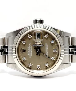 Exquisite Fake Rolex Lady-datejust 69174 Caliber 2135 Automatic Movement 26mm Gold/steel Case Womens Watch