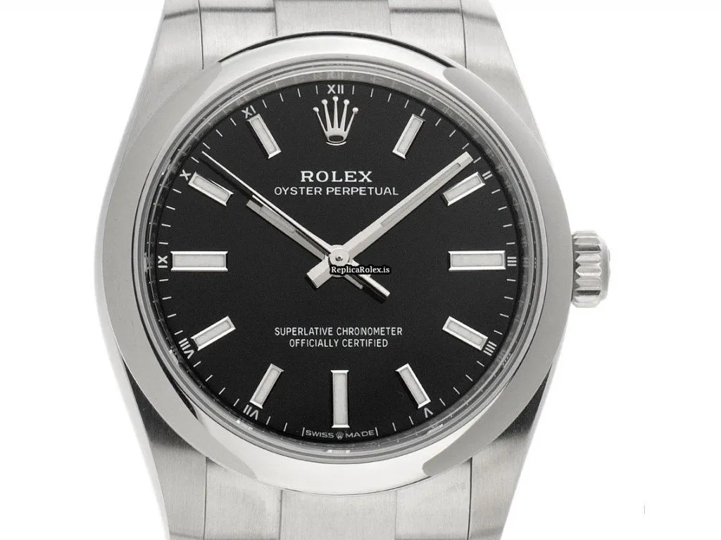 Great Fake Rolex Oyster Perpetual 34 124200 Caliber 2232 Automatic Movement 34mm Steel Case Mens/unisex Watch