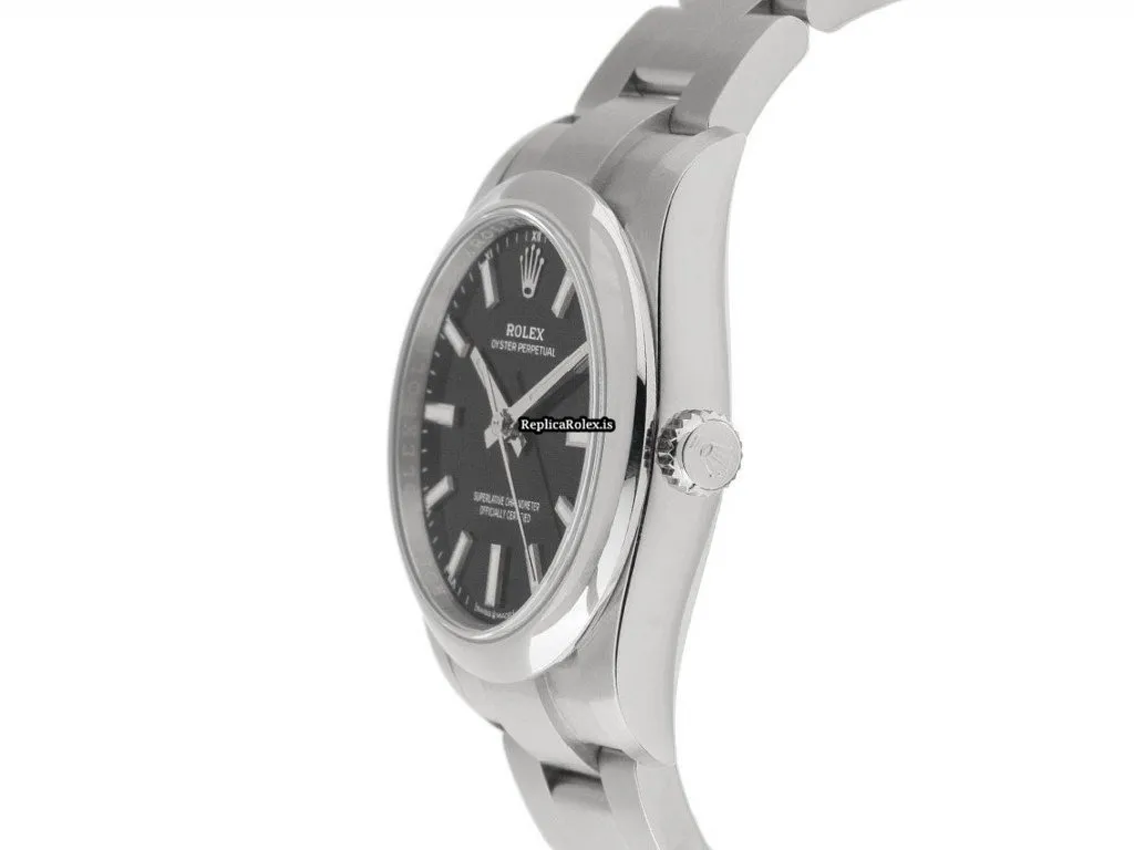 Great Fake Rolex Oyster Perpetual 34 124200 Caliber 2232 Automatic Movement 34mm Steel Case Mens/unisex Watch - Image 2