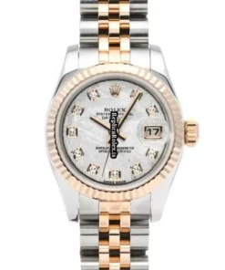 Amazing Replica Rolex Lady-datejust 179171g Automatic Movement 26mm Steel Case Womens Watch