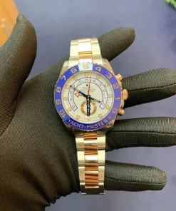 Cool Replica Rolex Yacht-master II 116681 Caliber 4160 Automatic Movement 44mm Gold/steel Case Mens/unisex Watch