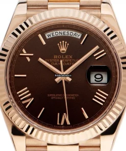 Reliable Knockoff Rolex Day-date 40 228235 Caliber 3255 Automatic Movement 40mm Rose Gold Case Mens/unisex Watch