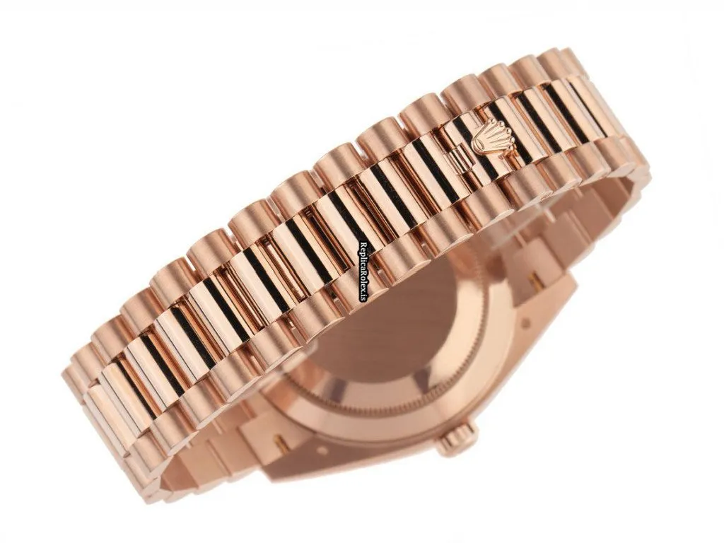 Reliable Knockoff Rolex Day-date 40 228235 Caliber 3255 Automatic Movement 40mm Rose Gold Case Mens/unisex Watch - Image 5