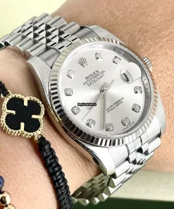 Defect Fake Rolex Datejust 116234 Caliber 3135 Automatic Movement 36mm Steel Case Mens/unisex Watch