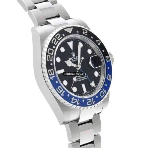 Perfect Replica Rolex Gmt-master II 116710blnr Caliber 3186 Automatic Movement 40mm Steel Case Watch - Image 3