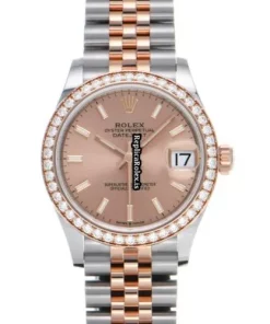 Fine Fake Rolex Lady-datejust 278381rbr Automatic Movement 31mm Steel Case Watch