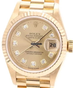 Design Imitation Rolex Lady-datejust 69178g Automatic Movement 26mm Yellow Gold Case Womens Watch