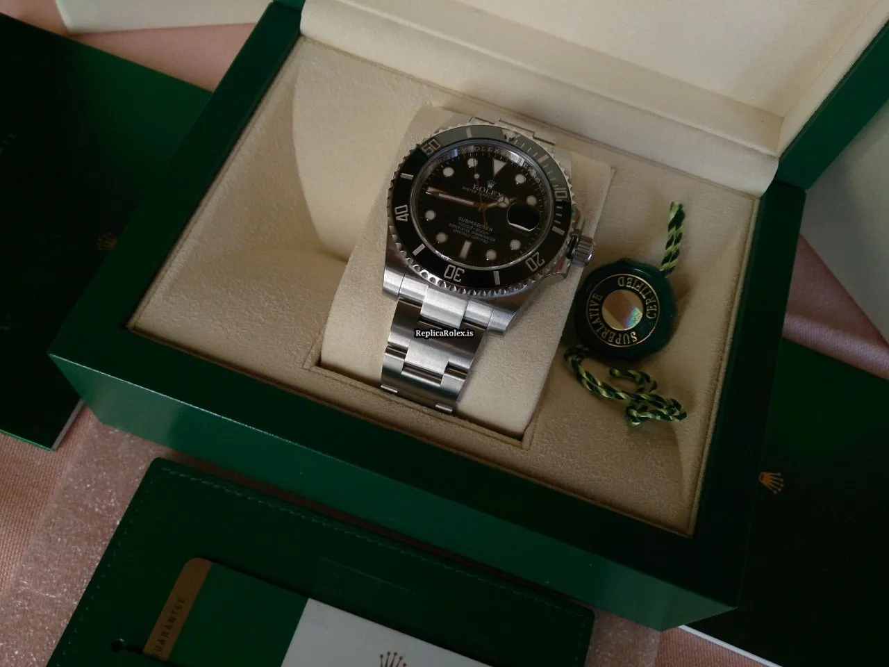 Fantastic Replica Rolex Submariner Date 116610 Automatic Movement Steel Case Watch - Image 15