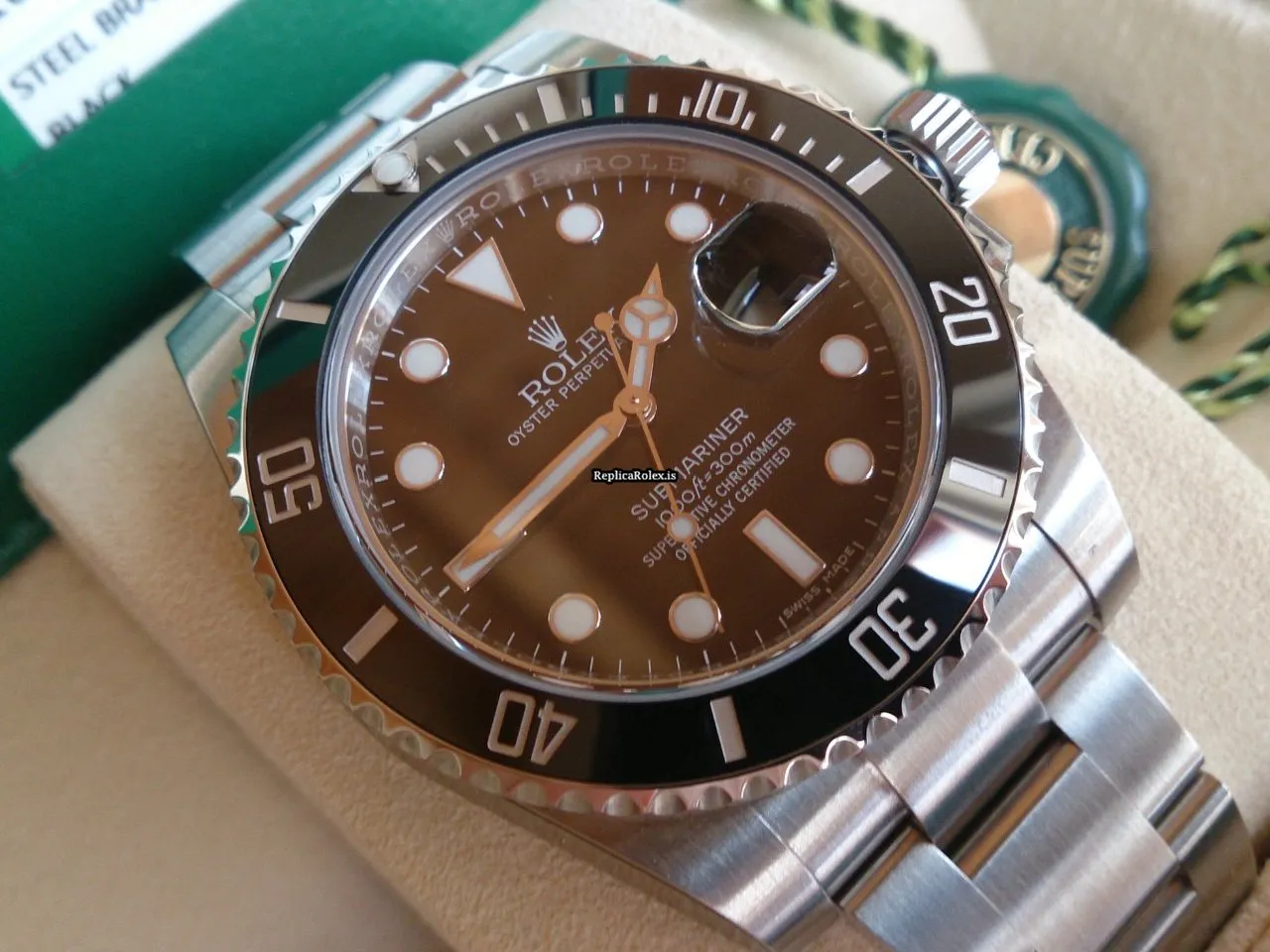 Fantastic Replica Rolex Submariner Date 116610 Automatic Movement Steel Case Watch - Image 2