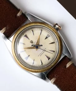 Neat Copies Rolex Bubble Back 5010 Automatic Movement 31mm Gold/steel Case Watch
