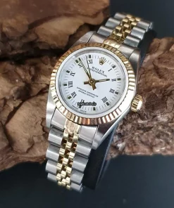 Epic Replica Rolex Oyster Perpetual 26 76193 Automatic Movement 26mm Gold/steel Case Watch