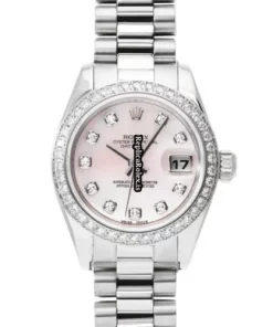 Popular Fake Rolex Lady-datejust 179136ng Automatic Movement 26mm Platinum Case Womens Watch
