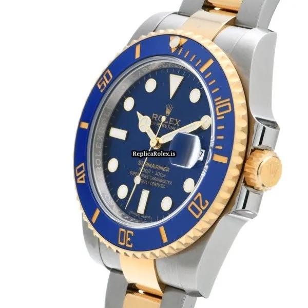 Recommend Replica Rolex Submariner Date 116613lb Caliber 3135 Automatic Movement 40mm Steel Case Watch - Image 2