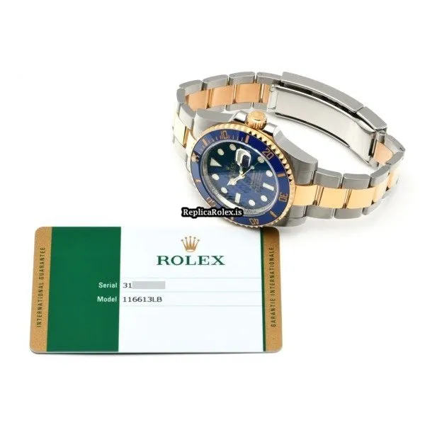 Recommend Replica Rolex Submariner Date 116613lb Caliber 3135 Automatic Movement 40mm Steel Case Watch - Image 5