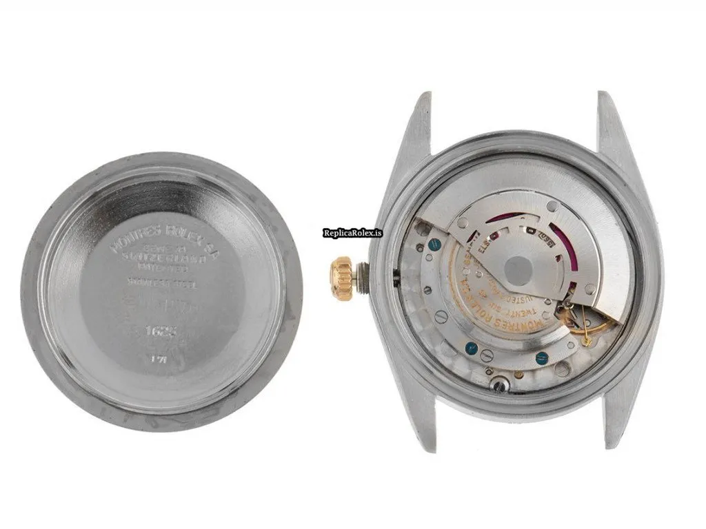 Defect Replica Rolex Datejust Turn-o-graph 1625 Caliber 1570 Automatic Movement 36mm Gold/steel Case Mens/unisex Watch - Image 6