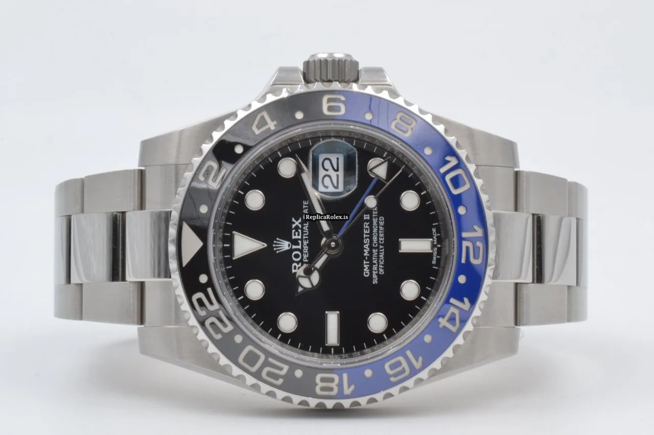 Exquisite Replica Rolex Gmt-master II 116710blnr Caliber 3186 Automatic Movement 40mm Steel Case Mens/unisex Watch - Image 3