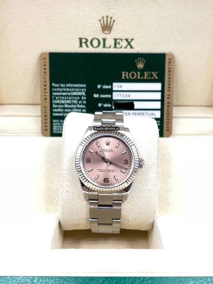 Discount Replica Rolex Oyster Perpetual 31 177234 Automatic Movement 31mm Steel Case Watch - Image 12
