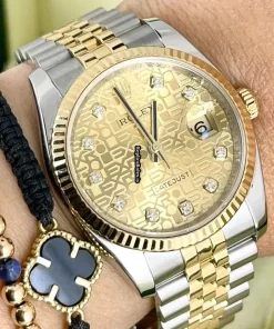 Inexpensive Replica Rolex Datejust 116233 Caliber 3135 Automatic Movement 36mm Gold/steel Case Mens/unisex Watch
