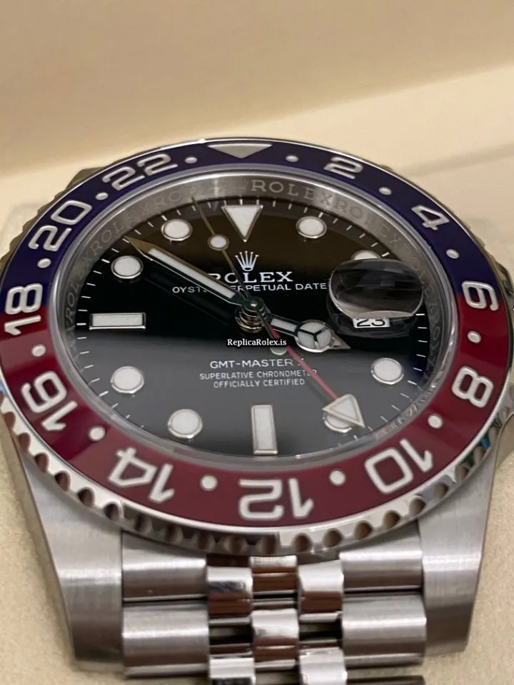 Trustworthy Fake Rolex Gmt-master II 126710blro Caliber 3285 Automatic Movement 40mm Steel Case Mens/unisex Watch - Image 4