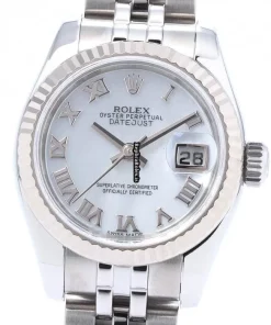 Cheap Clone Rolex Lady-datejust 179174nr Automatic Movement 26mm Gold/steel Case Womens Watch