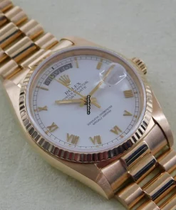 Amazing Imitation Rolex Day-date 36 18038 Caliber 3055 Automatic Movement 36x44mm Yellow Gold Case Mens/unisex Watch