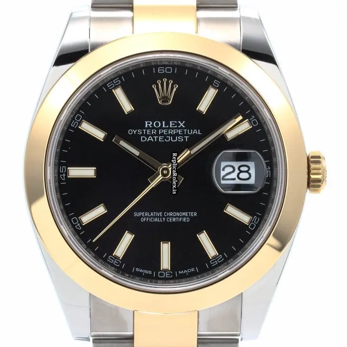 Fabulous Replica Rolex Datejust 126303 Caliber 3235 Automatic Movement 41mm Gold/steel Case Mens/unisex Watch - Image 2