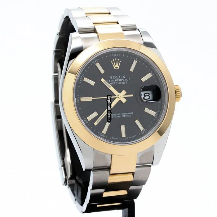 Fabulous Replica Rolex Datejust 126303 Caliber 3235 Automatic Movement 41mm Gold/steel Case Mens/unisex Watch - Image 8