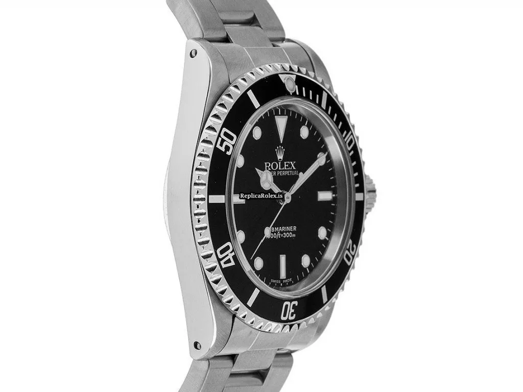 Terrific Fake Rolex Submariner 114060 Caliber 3130 Automatic Movement 40mm Steel Case Mens/unisex Watch - Image 3