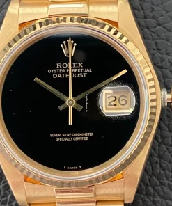 Defect Copy Rolex Datejust 16018 Caliber 3035 Automatic Movement 36mm Yellow Gold Case Mens/unisex Watch